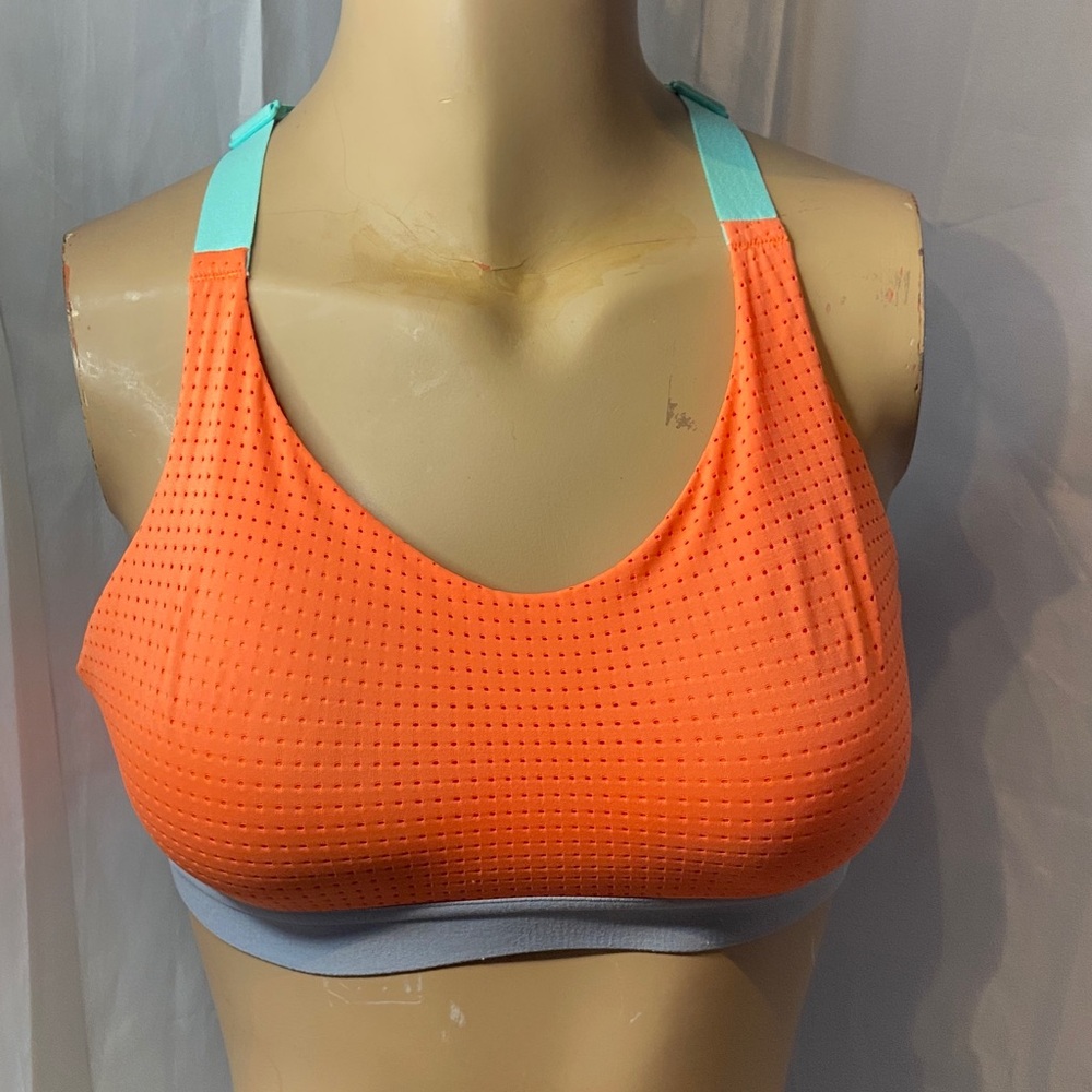 Victoria secret Stylish Orange and Blue Sports Bra